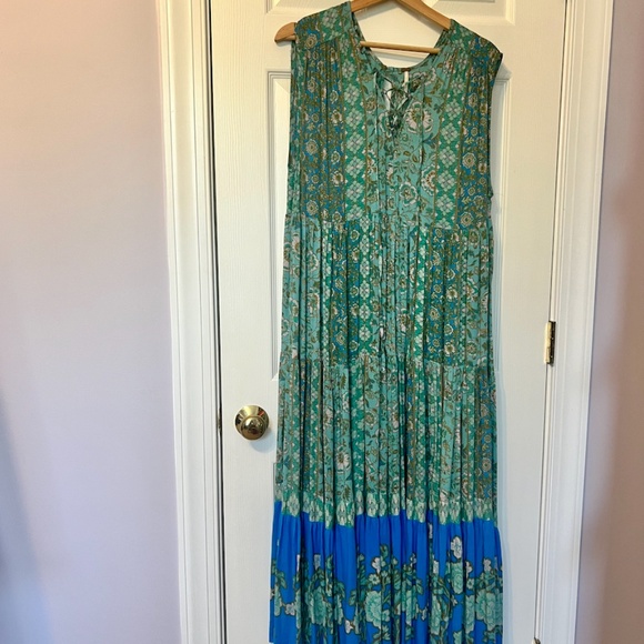 Free People Hanalei Bay Maxi Tiered Dress Size XS - Picture 2 of 6
